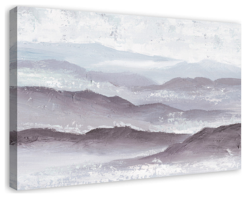 Painted Mountainscape 36x24 Canvas Wall Art