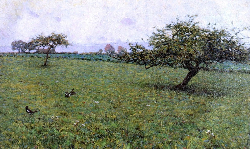 Arthur Wesley Dow Field Kerlaouen, Gallery Wrapped Canvas Print, 18"x27"