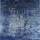 Ahgly Company Indoor Square Mid-Century Modern Area Rugs, 5' Square