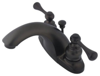 Two Handle 4" Centerset Lavatory Faucet with Retail Pop-up