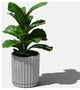 Veradek Demi Series Demi 6" Planter, Grey, 6 Inch, 1 Pack
