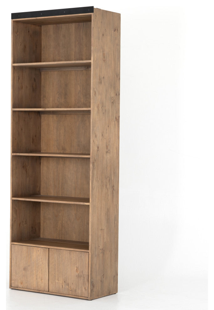 Bane Bookshelf-Smoked Pine