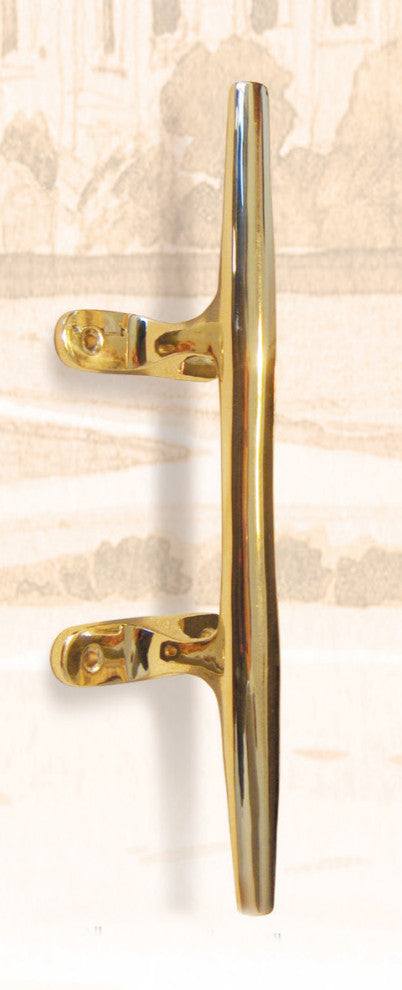 10" Polished Brass Cleat, 12"