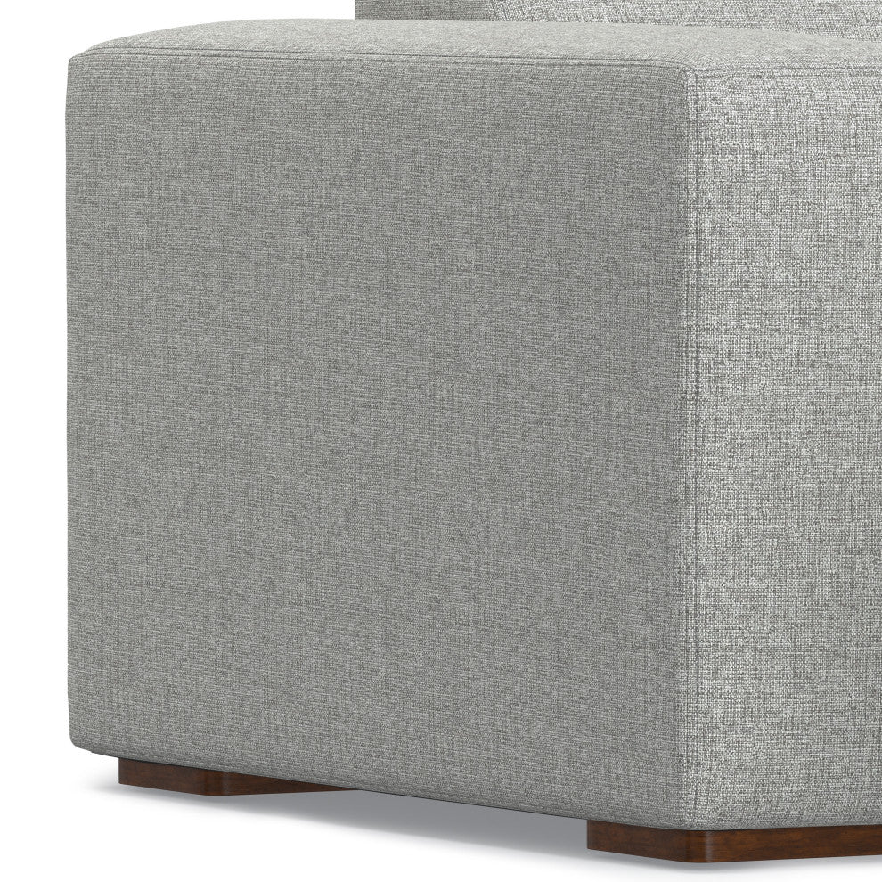 Rex Left Chaise Sofa Module in Tightly Woven Performance Fabric