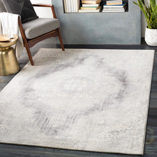 Surya Roma ROM-2312 9'x12'3" Rug, Light Gray/Cream/Camel