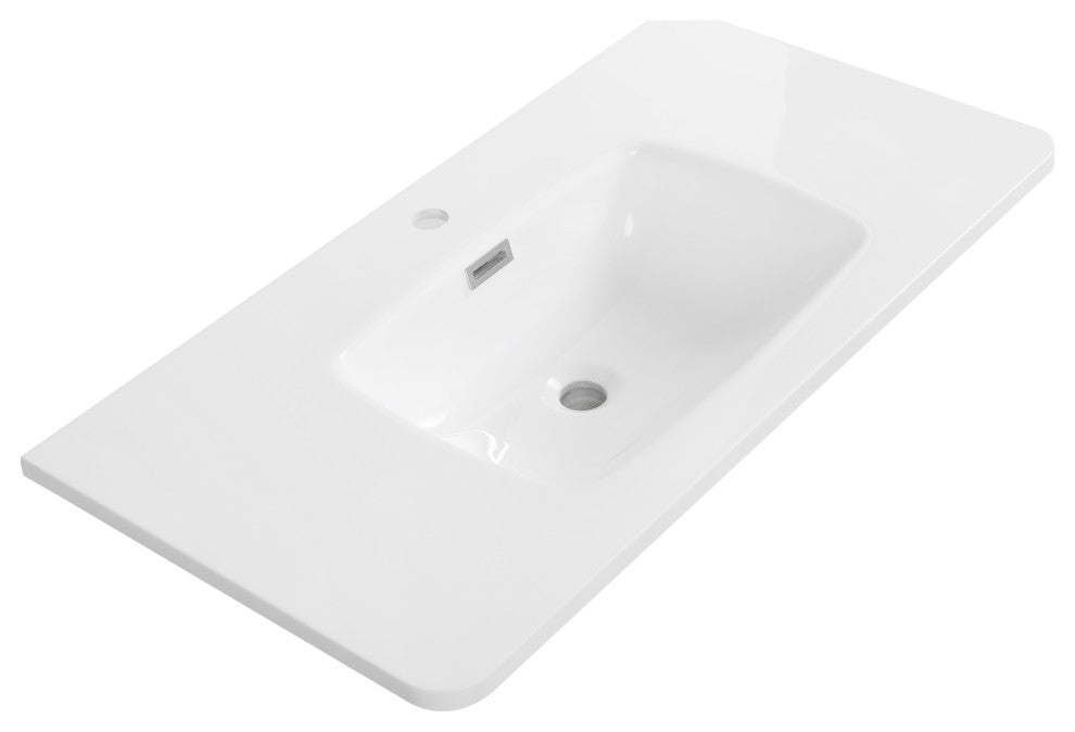35" Solid Surface Resin Streamline K-1710-35 Vanity Top