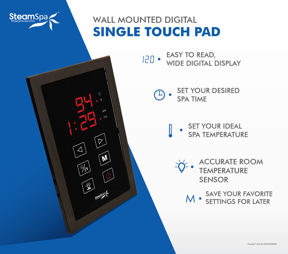 Indulgence Touch Panel Control Kit, Oil Rubbed Bronze