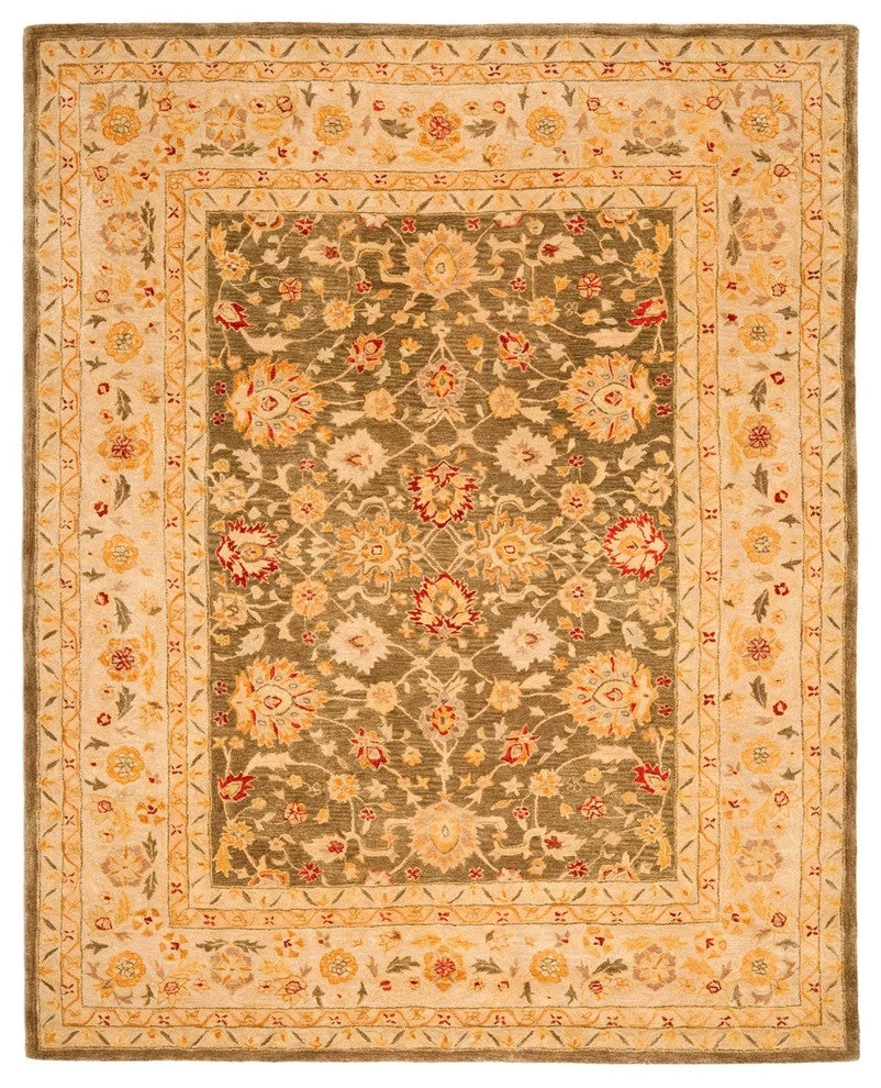Safavieh Anatolia an553a Rug, Green/Gold, 6'0"x9'0"