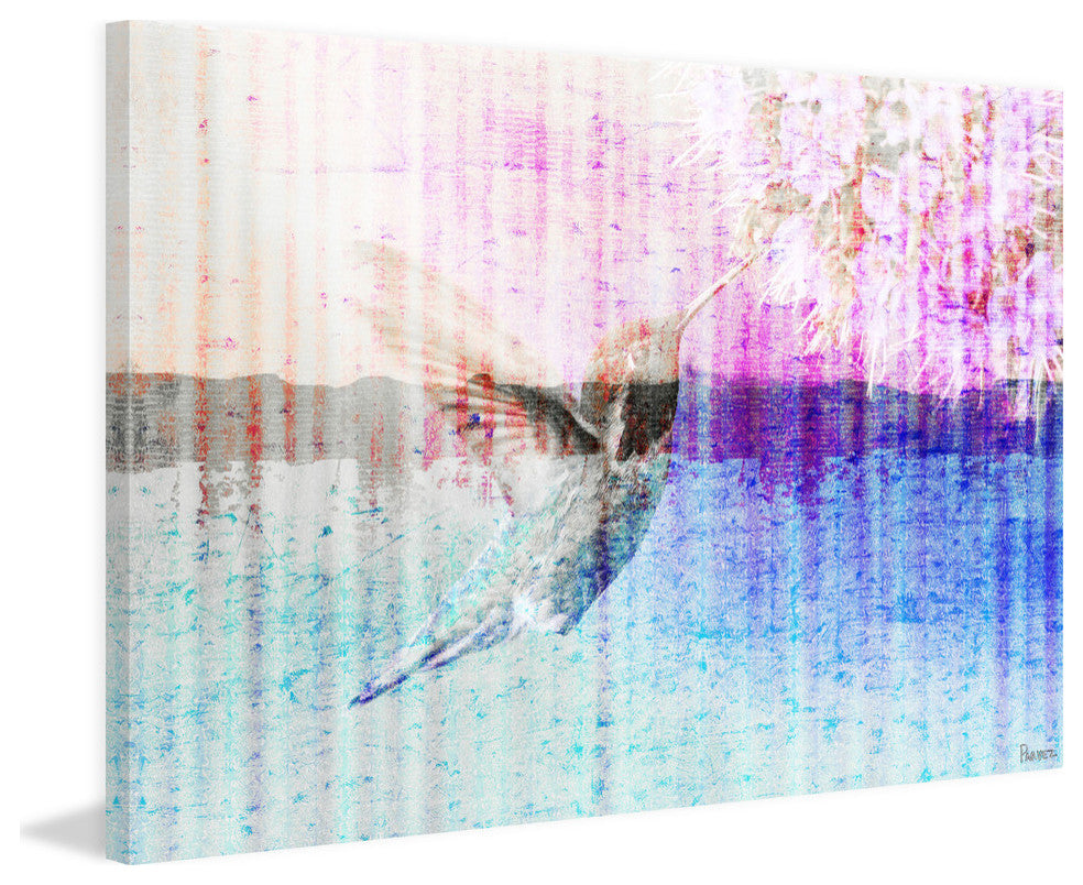 "Humming Bird" Fine Art Canvas Print, 45"x30"
