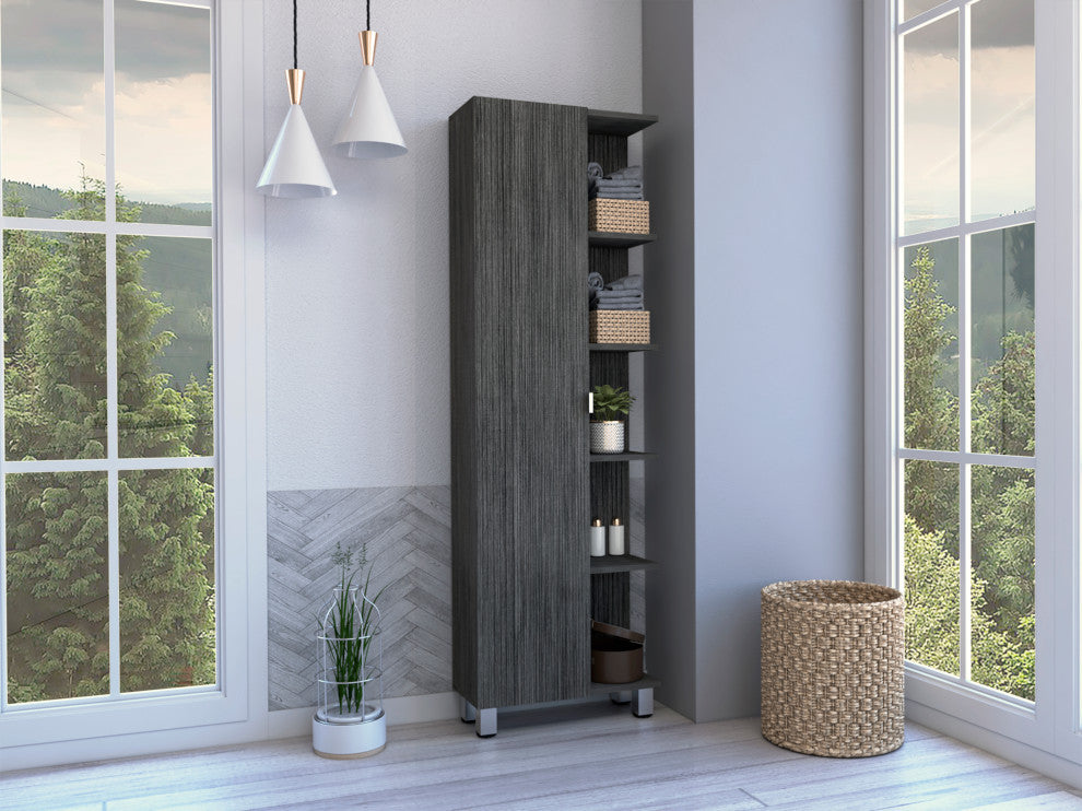 Los Angeles Corner Cabinet, Smoky Oak
