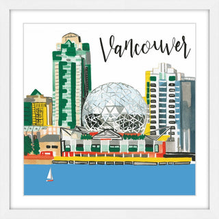 "Vancouver Lakeview" Framed Print by Molly Rosner