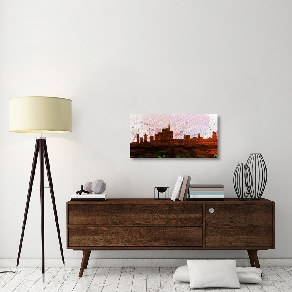 "Milan City Skyline" Fine Art Print