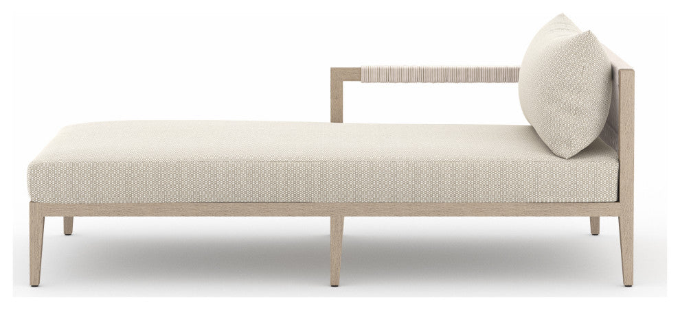 Sherwood Outdoor Laf Chaise Pc-Brwn/Sand