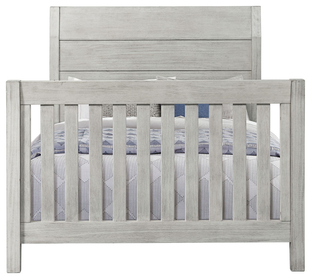 Timber Ridge 57"W Wood Convertible Crib, Weather Washed Sierra