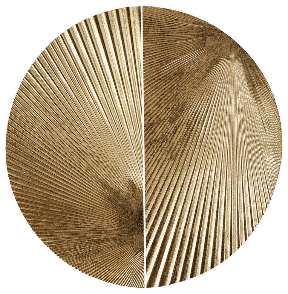 Madison Park Radiant Half-moon 2-piece Metal Wall Decor Set