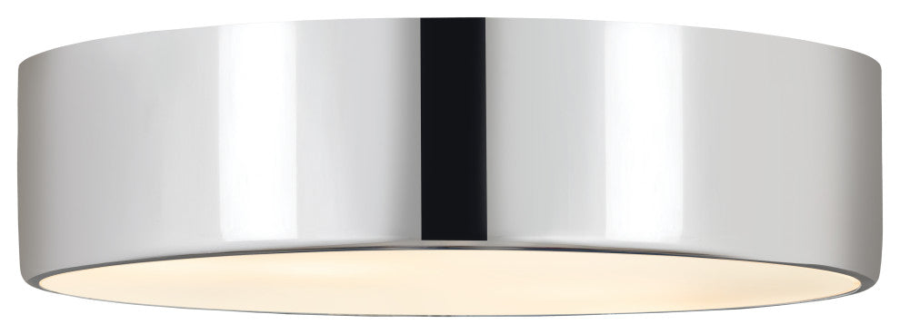 Zlite 2302F4-CH 4-Light Flush Mount, Chrome