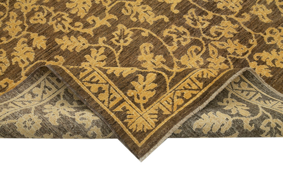 Rug N Carpet - Handmade Oriental 6' 1" x 8' 6" Pastel Oushak Area Rug