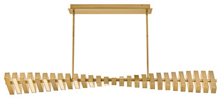Fredrick Ramond Stitch Large Led Linear, Lacquered Brass