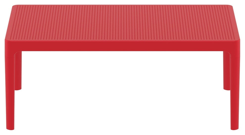 Compamia 39" Sky Lounge Table, Red