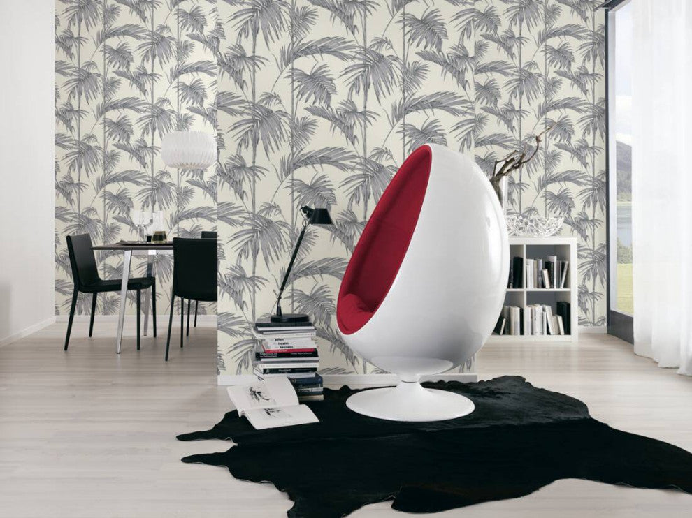 Textured Wallpaper Baroque Floral Image Jungle Modern, 369192