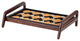 Single-Tier Brown Stand With 2-Pair Rubber Boot Tray Mt. Tam