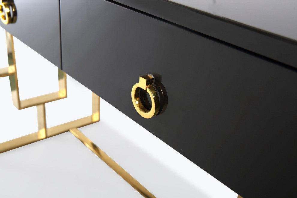 Audrey Gray Lacquer Desk