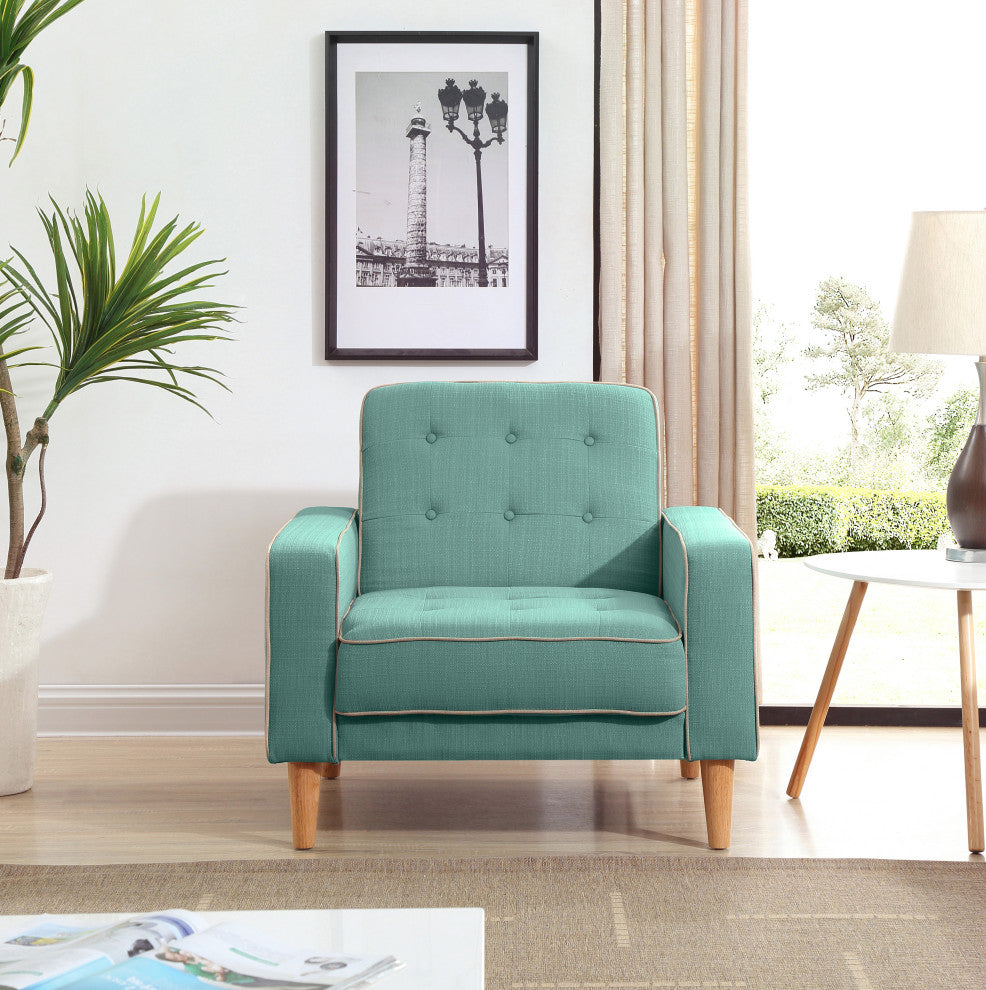 Andrews Chair Bed, Teal