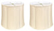 Royal Designs Drum Lamp Shade, Beige, 14x15x15, Set of 2