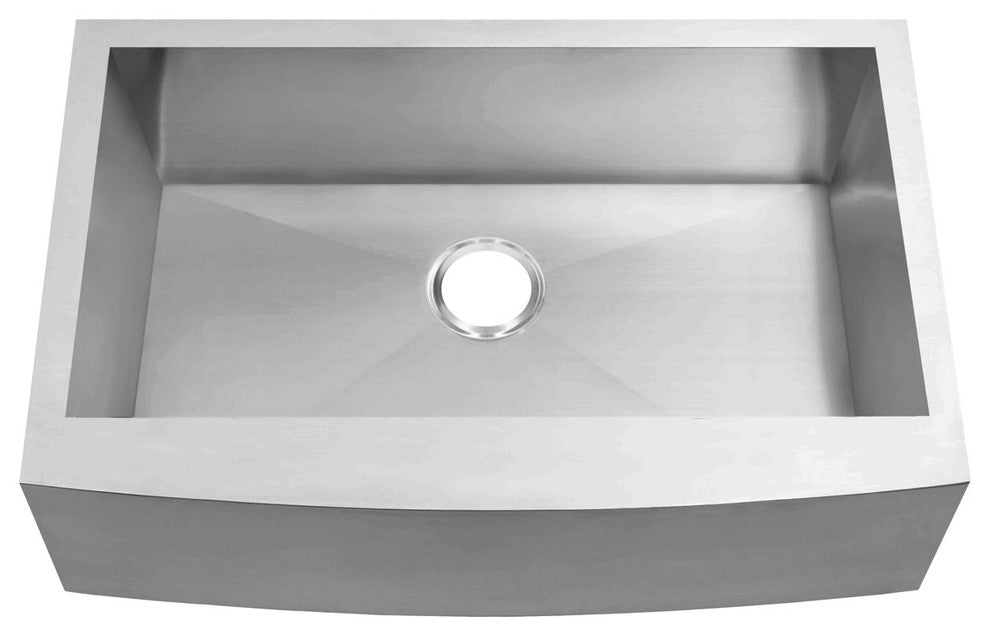 36"x21" Farmhouse Apron Single Bowl Kitchen Sink 10" Deep