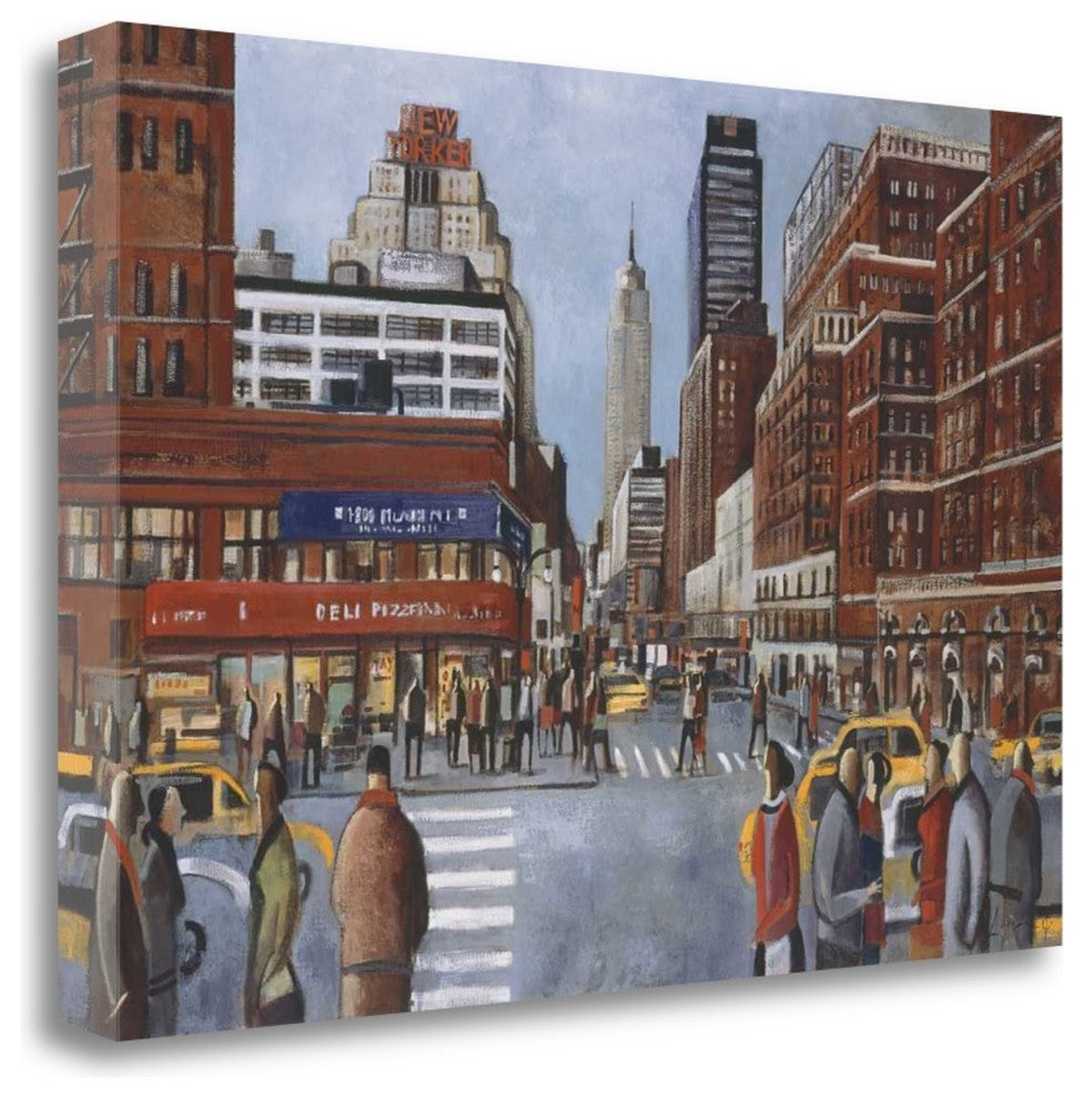 "New York Avenue" By Didier Lourenco, Giclee Print on Gallery Wrap Canvas