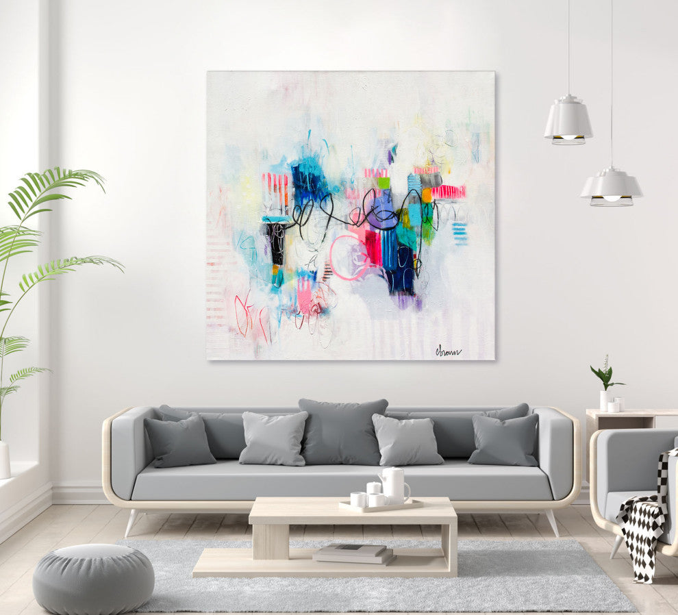 Possibilities of the Heart - 84 x 84 by Cynthia Anne Brown