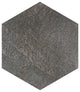 Nagpur Grand Hex Grafito Porcelain Floor and Wall Tile