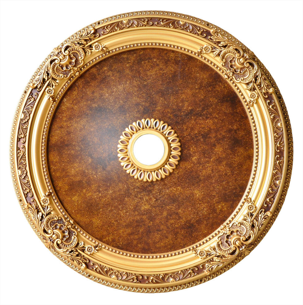 Artistry Lighting, Round 36" Burnished Gold Ceiling Medallion (ART90-FB-204)