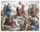 "Sermon on the Mount" Print by Julius Schnorr von Carolsfeld, 32"x26"
