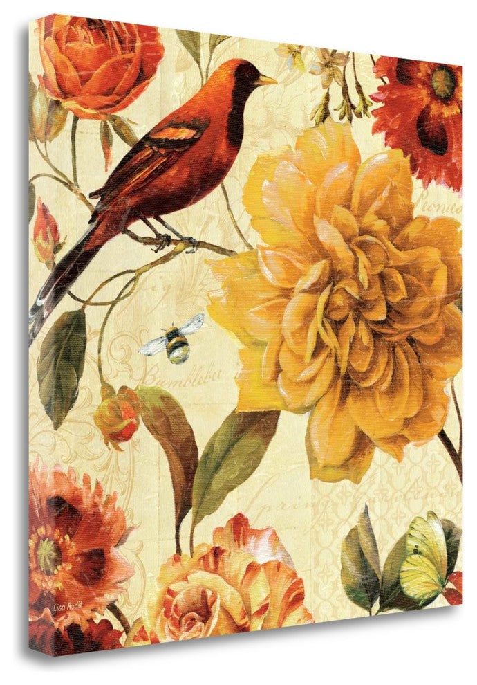 "Rainbow Garden Spice II" By Lisa Audit, Giclee Print on Gallery Wrap Canvas