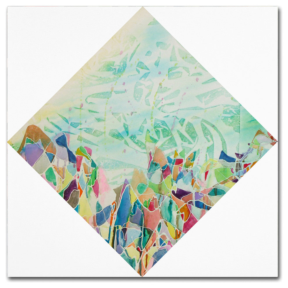 Lauren Moss 'Xuelian Feng' Canvas Art, 24"x24"