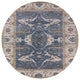 Ahgly Company Indoor Round Mid-Century Modern Area Rugs, 7' Round