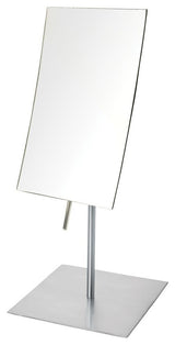 Jerdon  5" x 8" Rectangular Mirror with 3X Mag, Nickel