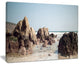 "Large Rocks At Coast Panorama" Seashore Wall Art, 40"x30"