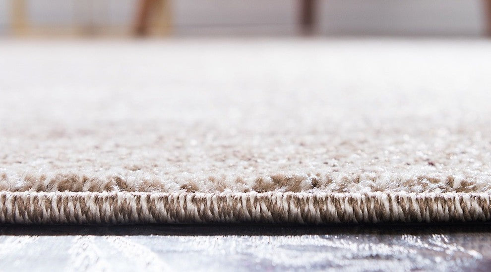 Contemporary Desdemona 10'x13' Rectangle Tan Area Rug