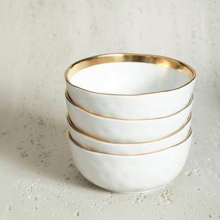 Stone Lain Florian Porcelain 16 Piece Dinnerware Set, White