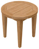 Lounge Coffee Side Table, Round, Brown Natural, Wood, Modern, Outdoor Patio