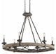 Oval Chandelier Pendant 6-Light