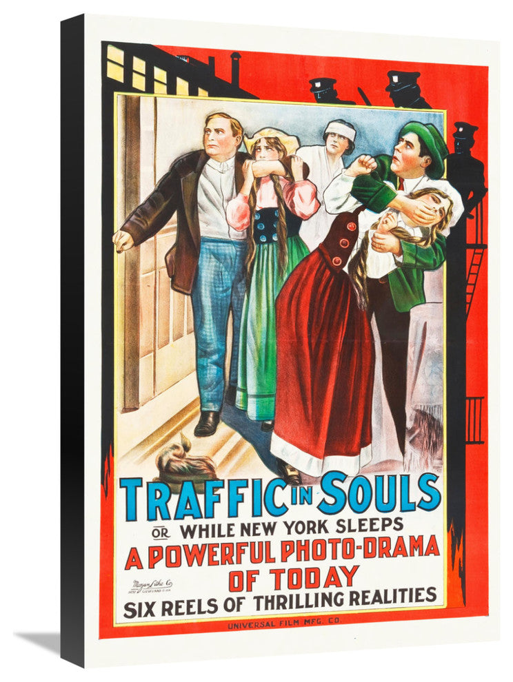 "Traffic in Souls, 1913" Canvas Giclee by Hollywood Photo Archive, 16"x24"