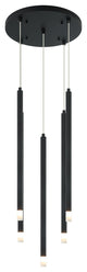 Matteo Lighting C63105MB Pendant, Matte Black Finish