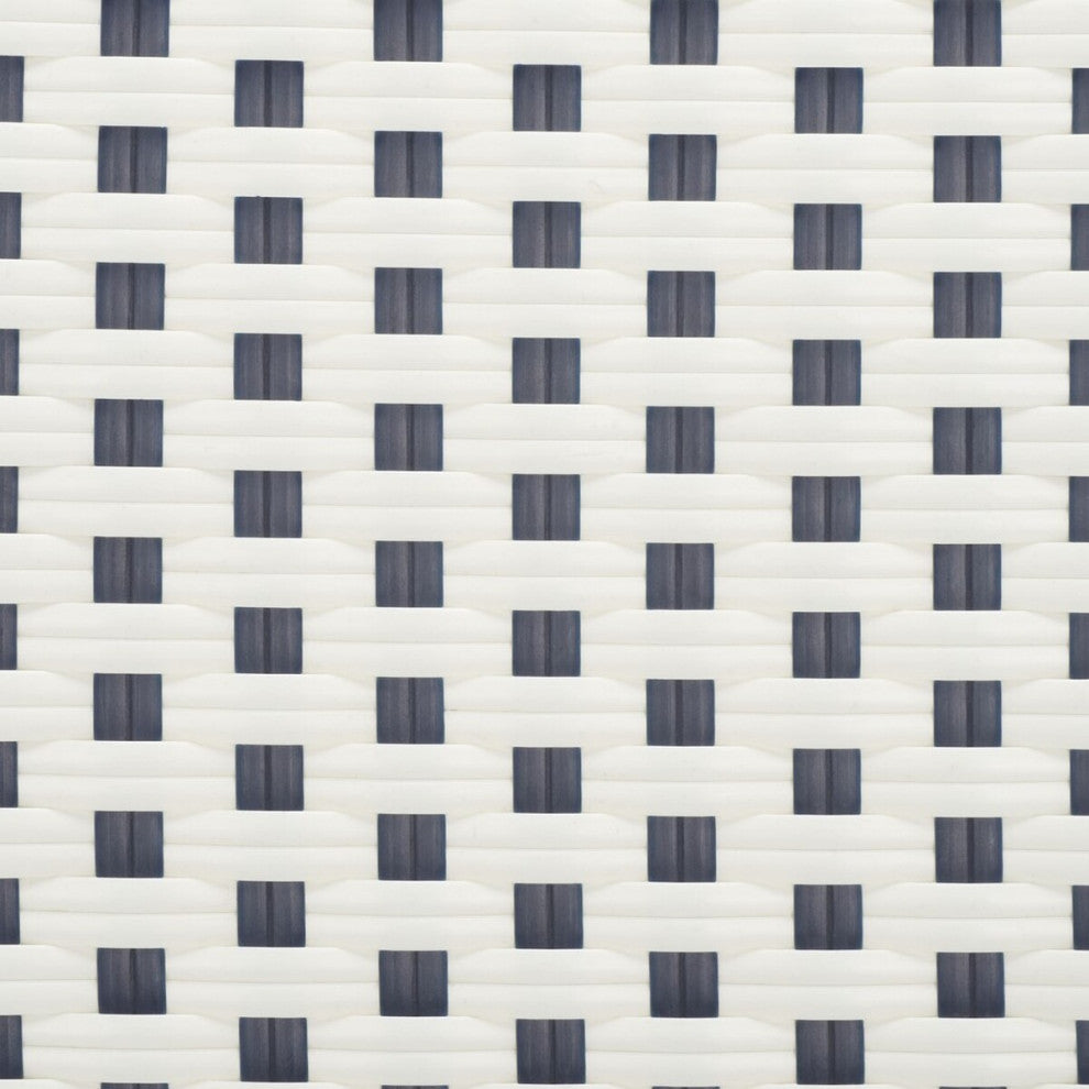 Safavieh Outdoor California Armchair, White/Navy