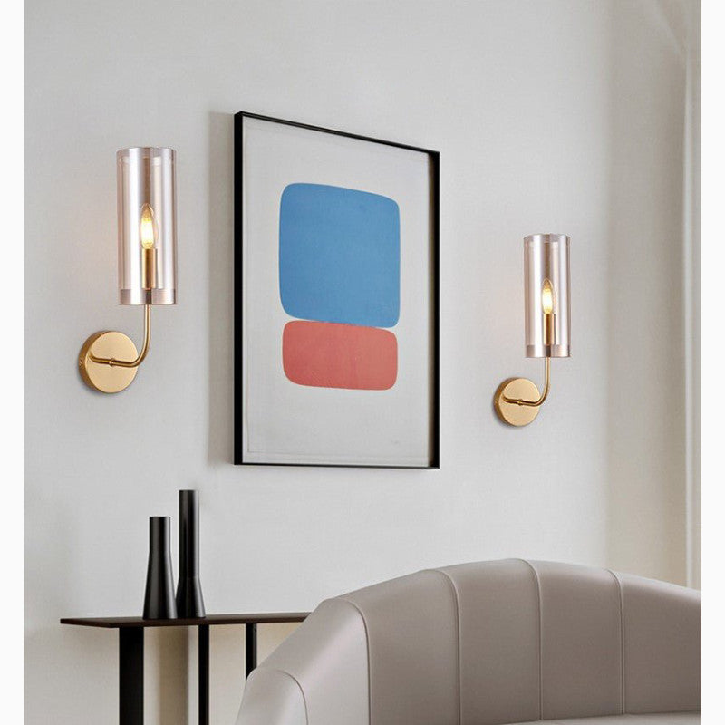 Creative Wall Lamp in European Style for Living Room, Bedroom, Blue