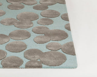Joya Round Area Rug, Blue/Gray