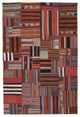 Rug N Carpet - Handmade Anatolian 6' 7'' x 9' 10'' Unique Patchwork Kilim Rug