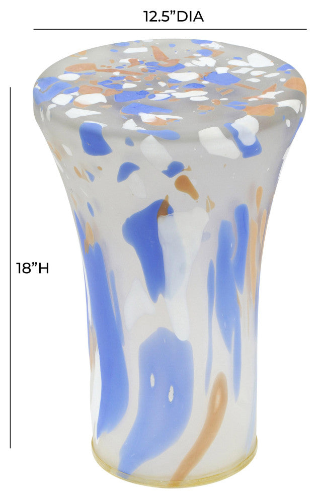 Journee Glass Side Table - Multi